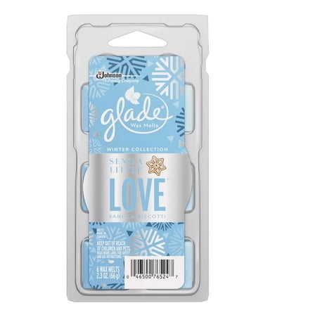 Glade Send a Little Love Wax Melts, Vanilla Biscotti, 2.3 oz.