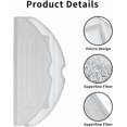 thumbnail image 4 of 4 Pcs Chiffon en Microfibre pour Aspirateur Robot Roborock S7 / S7+ / S7 MaxV / S7 MaxV Plus / S7 MaxV Ultra / S7 Pro Ultra / S8 / S8+, Accessoires de Chiffon Lavable, 4 of 6