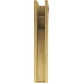 thumbnail image 4 of 5"W x 10"D x 30"H Thin Viola Rough Cedar Woodgrain TimberThane Corbel, Primed Tan, 4 of 6
