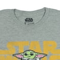 thumbnail image 3 of Star Wars The Mandalorian Shirt Men's Grogu Short Sleeve Graphic Tee, 3 of 5
