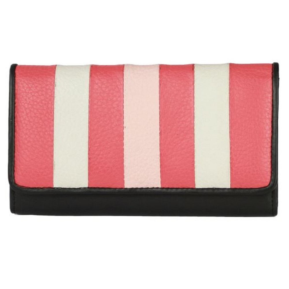 Eastern Counties Leather Womens Tracey Purse With Colour Stripe Panel ...