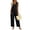 AN14-Black, variant on Jumpsuits For Women Dressy Summer 2026 Wide Leg Boho Rompers Casual Plus Size Beach Overalls With Pockets Travel Vacation Clothes Navy M