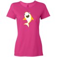 thumbnail image 3 of Inktastic Cute Shark, Little Shark, Yellow Shark Women's T-Shirt, 3 of 5