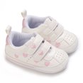 thumbnail image 3 of Eltusu Toddler Girls Sneakers, Soft PU Lightweight No Slip Walking Shoes Pink Size 7 US, 3 of 5