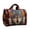 B, variant on 3D Embroidered Wildlife Canvas Travel Duffel handbags – Large Capacity Quilted Shoulder Bag for Unisex Outdoor, Gym, and Weekend Use