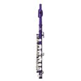 thumbnail image 1 of C Key Cupronickel Piccolo with Silver Plating, Purple Padded Carrying Case, Cleaning Cloth (Random Color), Screwdriver & Maintenance Stick (Random Color) – Exquisite Design for Musical Enthusiasts,, 1 of 6