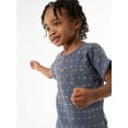 thumbnail image 2 of Modern Moments by Gerber Toddler Boy Casual Gauze Henley Tee and Short Set, Sizes 12M-5T, 2 of 11