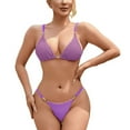 thumbnail image 3 of Sentmoon Swimsuits Women Curvy Womens Bikini Swimsuits Tummy Control Push Up Plus Size Spaghetti Strap Bathing Suit for Women Summer Beach Day Essentials for Vacation and Resort Wear, 3 of 6