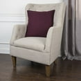 thumbnail image 4 of Merlot Solid Flange Edged Modern Down Throw Pillow, 4 of 5
