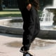 thumbnail image 4 of Pantalones largos para hombre, estilo casual, a la moda, con cordón en la cintura y múltiples bolsillos, elásticos, para sujetar los pies, de rayón., 4 of 9