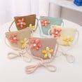 thumbnail image 7 of LNMQLPDBS Straw Sun Hat & Shoulder Bag Sets for Kids Summer Straw Hat for Girls Large Brim Beach Hat with Pretty Flower Baby Outdoor Sun Protection Hat Trendy Sunshade Cap for Tourism, 7 of 7
