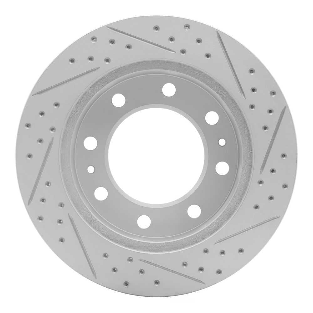 Dynamic Friction Company 830-48051L DFC Geoperformance Rotor - Drilled and Slotted