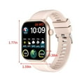 thumbnail image 3 of 2.01" HD Bluetooth Smart Watch with IP67 Waterproof, 15-Day Battery Life - Call, Message Notifications & Health Tracking (Sleep/Sedentary Reminder), 3 of 8