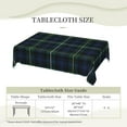 thumbnail image 6 of Rectangle Table Cloth, Campbell of Argyll Clan Tartan Resistant Washable Tablecloth Decorative Table Cover for Dining, Indoor and Outdoor, 6 of 6