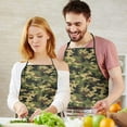 thumbnail image 5 of Camouflage Adjustable Waterproof Apron for Adults 33x27 Inch – Cooking Apron with 2 Large Pockets, Durable Polyester Bib for Kitchen, Baking, BBQ, and Home Use, 5 of 6