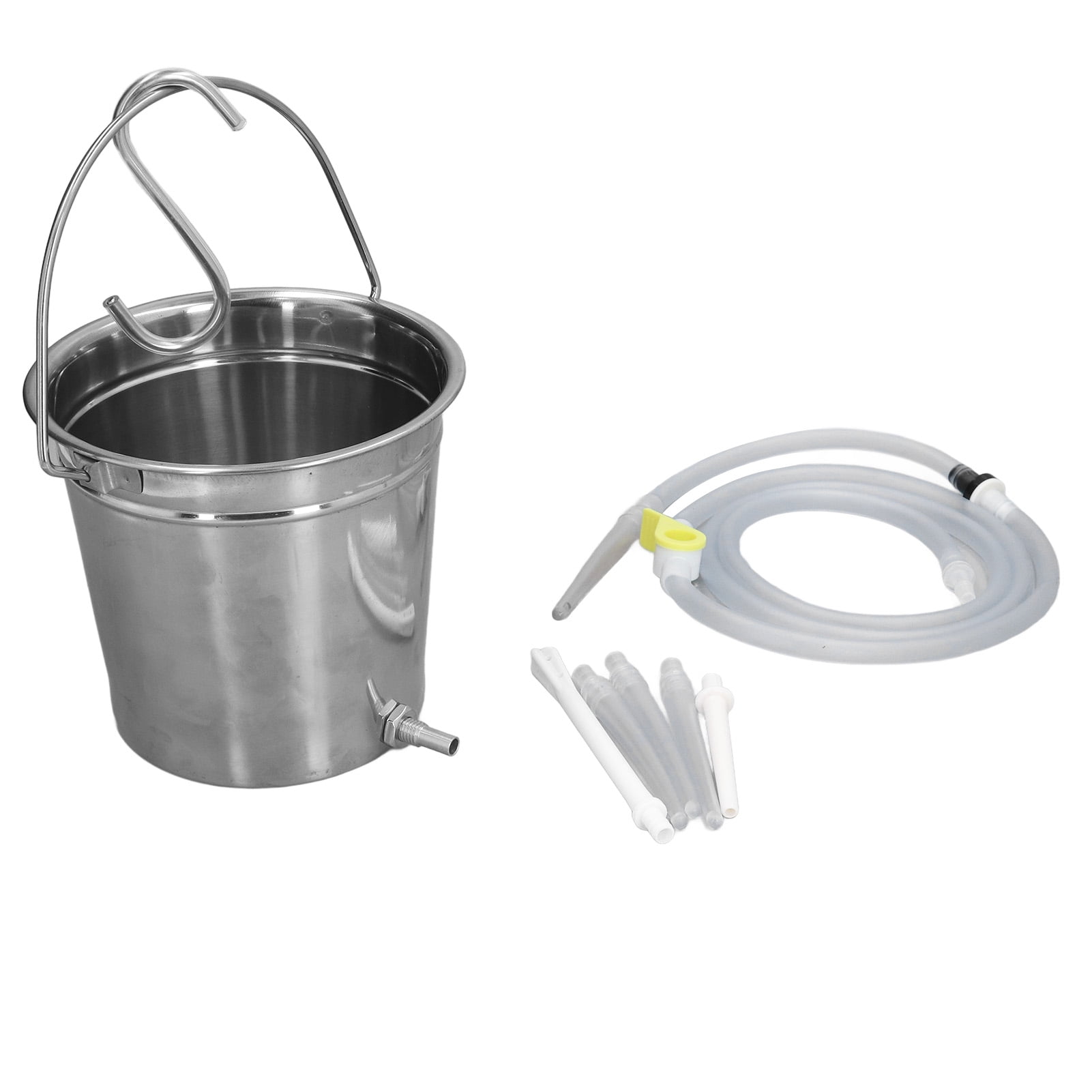 Enema Bucket Kit, 2L Capacity Stainless Steel Reusable Odorless Enema