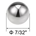 thumbnail image 2 of Uxcell Billes de Roulement Pouces 440C Acier Inoxydable G25 Boules de Précision 7/32 Pouces, 2 of 3