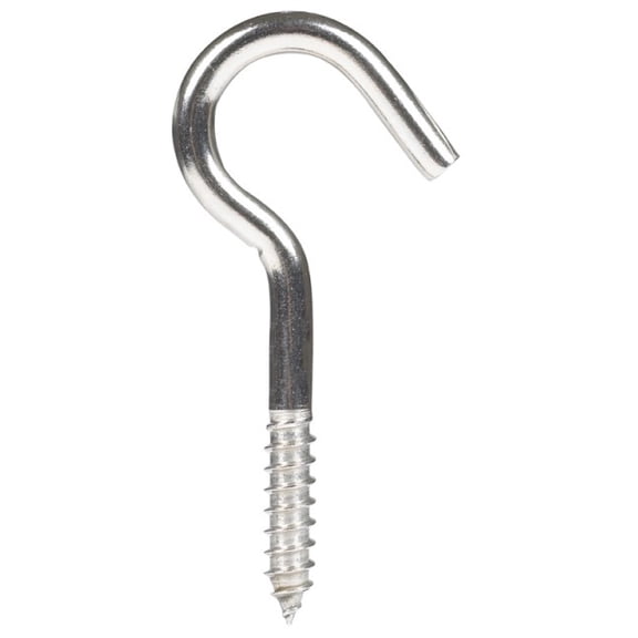 Hampton 02-3490-250 Clothesline Stainless Steel Hook 0.375 x 4.19 in. - pack of 5