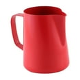 thumbnail image 4 of RUNROTOO Red Milk Frothing Pitcher 400ml 1Pack for Professional with Pointed Spout and Non-Rusting Material, 4 of 8