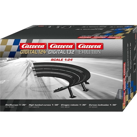 high banked curve 3/30 6 pieces - digital 124/132 & analog 20020576