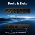 thumbnail image 6 of HP ProDesk 4 G1i Business Mini Desktop, Intel Core Ultra 5 235T, 16GB DDR5, 512GB SSD, Windows 11 Pro, Black, 6 of 7
