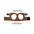 thumbnail image 5 of Bearded Dragon Harness and Leash Set,1 Pcs 65 Inch Traction Rope and 3 Sizes Soft Breathable Vest | Training Walking Equipment for Daily Outdoor Walking & Travel Safe,Brown, 5 of 9