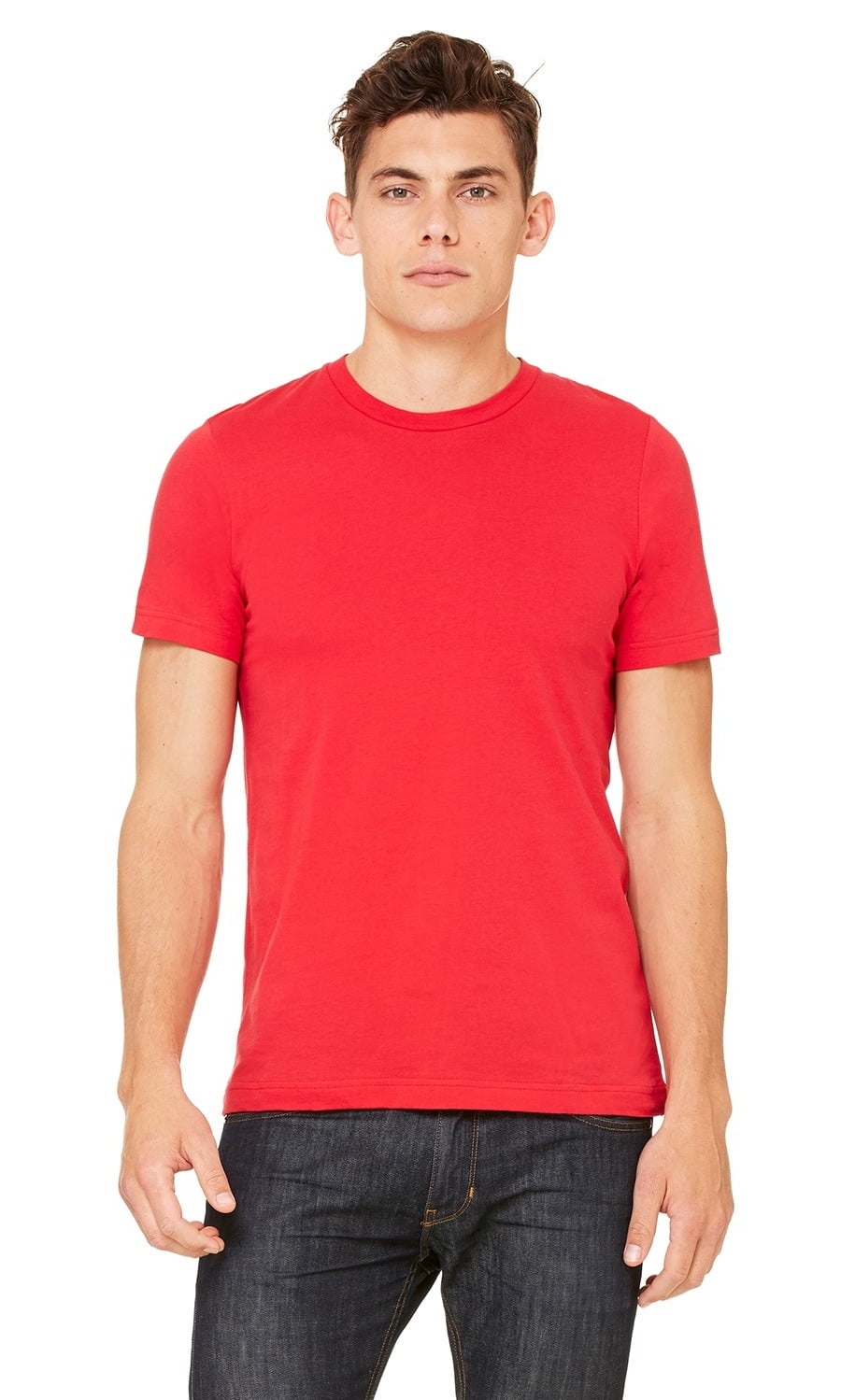red bella canvas t shirt