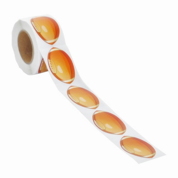 Muka 250 Pcs 2" Football Sticker, Waterproof & Standard Permanent Self-Adhesive Sports Ball Stickers, Stationery and Sports Party Supplies