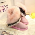 thumbnail image 3 of VoyageMartZenithTrend Women's Mid-Calf Fur Snow Boots, Winter Warm Plush Faux Fox Fur Lined Boots, Soft Cozy Slip-Resistant Cotton Shoes, Fashion Outdoor Cold Weather Booties for Women, 3 of 6