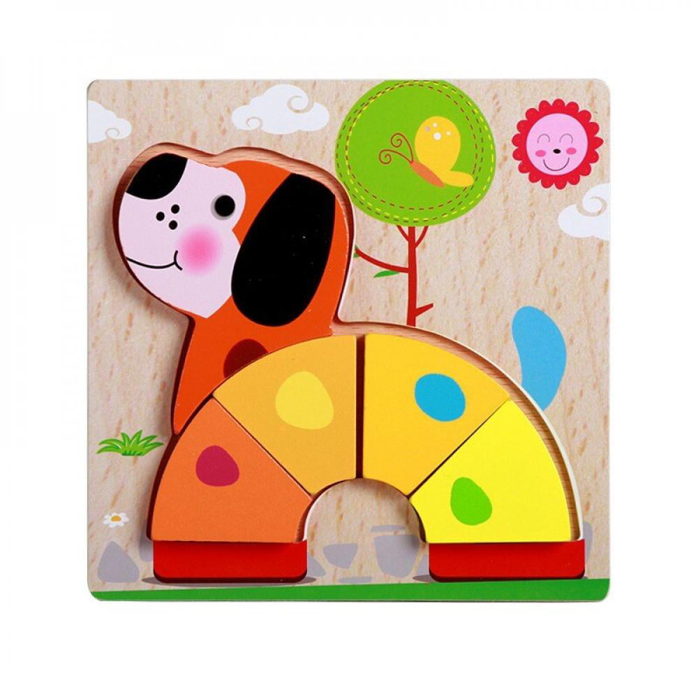 Early Education Toys Kids Children Intellectual Development Puzzle Wooden 2019ho 