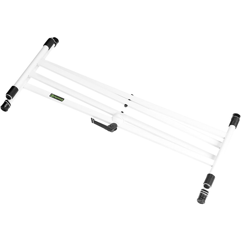Gravity Stands KSX 2 Double X-Braced Keyboard Stand, White