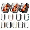 thumbnail image 2 of Heavy Duty PC Bumper Frame Combined with Scratch Resistant Tempered Glass Shielding Case for watch fit 4, 2 of 21