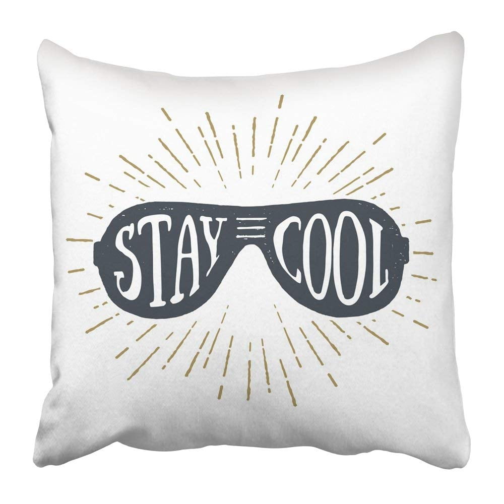 BPBOP Black Hipster 90S Badge with Sunglasses and Stay Cool Inspirational Lettering White Glasses Emblem Pillowcase Pillow Cover 16x16 inches - Walmart.com - Walmart.com BPBOP Black Hipster 90S Badge with Sunglasses and Stay Cool Inspirational Lettering White Glasses Emblem Pillowcase Pillow Cover 16x16 inches - Walmart.com - Walmart.com
