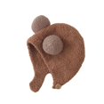 thumbnail image 7 of Sunjoy Tech Fall Winter Children Hat Knitted Cartoon Ear Decor Warm Ear Protection Infant Baby Cap Beanie Thick Soft Elastic Button Closure Unisex Anti-slip Lightweight Hat, 7 of 7