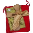 thumbnail image 2 of Hand Cross that will sit in your hand comfortably - JESUS SAVES - model ( 4.5 x 3.75 Inches ), 2 of 2