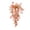 Pink, variant on Cadancy Artificial Flowers Hanging Basket Morning Glory Silk Vine for Thanksgiving Fall Decor Outdoor Porch Faux Floral Trailing Bouquet Home Garden Patio Decoration