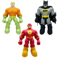 thumbnail image 1 of Juguete niño set MUÑECO ELASTICO goma Batman Flash Aquaman, 1 of 1