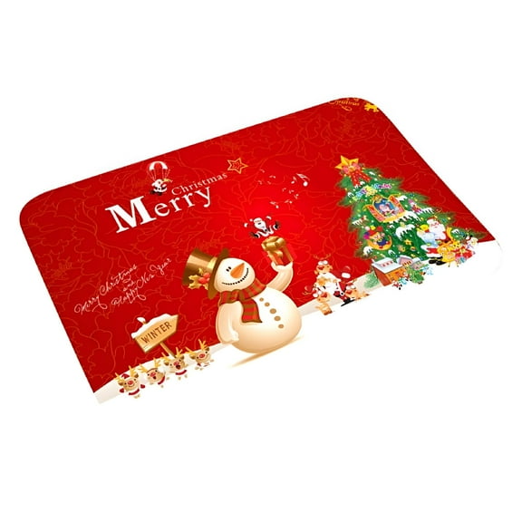 LAMIRO Kitchen Mats,Cushioned Anti Fatigue Red Kitchen Rug,Non Slip Comfort Mats PVC Standing Mat Indoor Outdoor,1.96x1.3FT