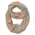 thumbnail image 5 of Peach Couture Women's Henna Tribal Floral Paisley Print Boho Infinity Scarf Loop, 5 of 10
