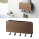thumbnail image 1 of Inicio Soporte de Pared Soporte para Llaves Organizador Gancho Almacenamiento Decoración Ave - Madera Oscura Macarena Ganchos para colgar en la pared, 1 of 7