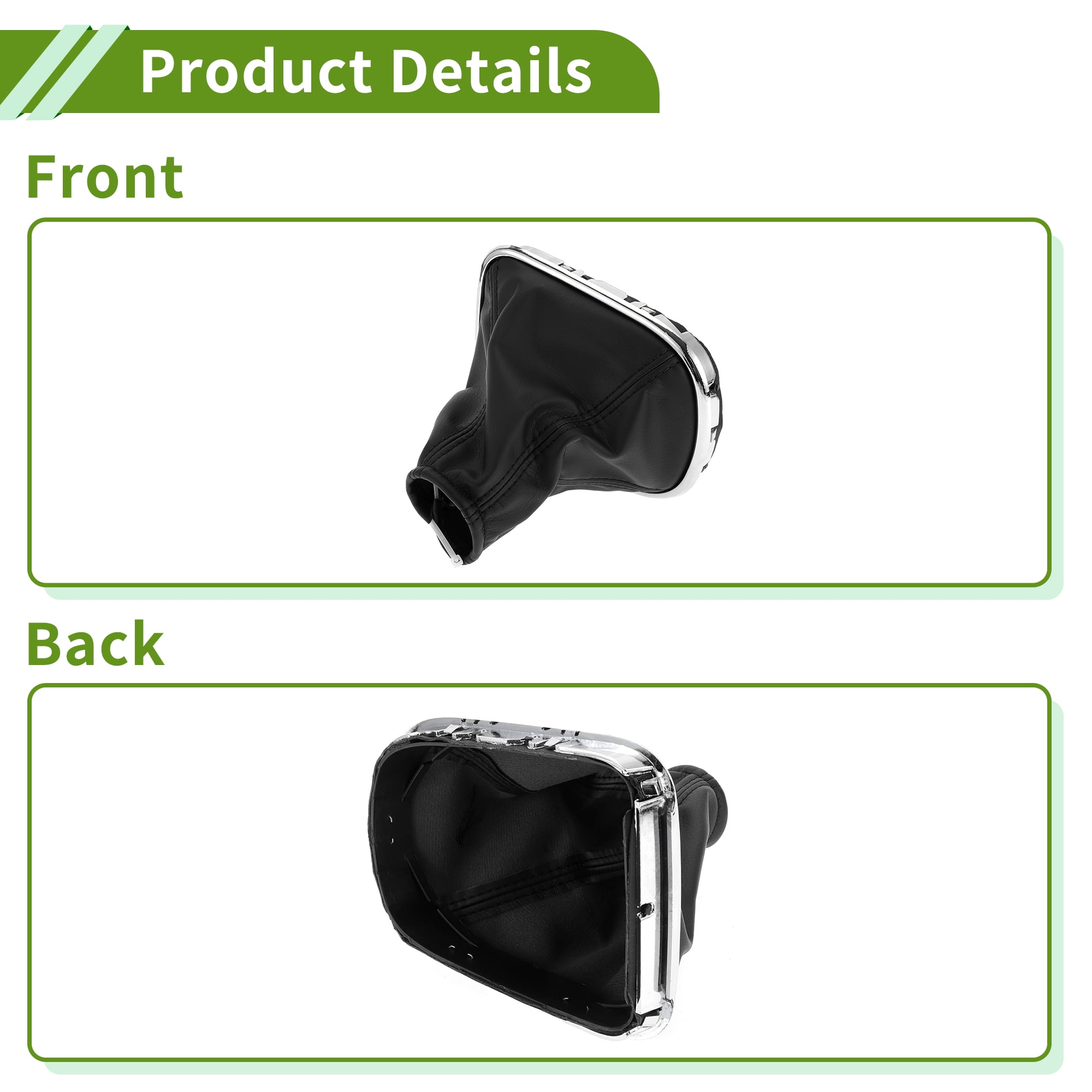 Unique Bargains Gear Shift Stick Gaiter for Chevrolet Cruze 2008-2012 Black Cover