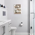 thumbnail image 2 of Farmhouse Bathroom Decor Wall Art Rustic Bathroom Pictures Canvas Print Country Bathroom Signs Painting Artwork Modern Home Decorations for Bathroom Framed Ready to Hang 8x12 in, 2 of 6