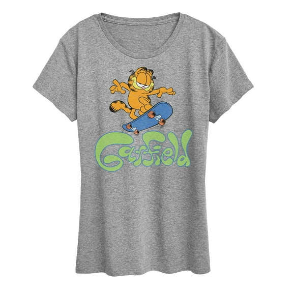 Garfield - Garfield Skater Logo - Women's Short Sleeve Graphic T-Shirt