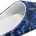 thumbnail image 4 of Chaqlin Galaxy Music Note Party Slippers Soft Plush Fuzzy Comfy Non Slip Indoor Outdoor House Shoes Warm Cozy Memory Foam Sole Lightweight Trendy, 4 of 6
