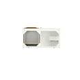 thumbnail image 4 of James Martin Vanities 983-V36-W-G Columbia 36" Single Wall Mounted Vanity Cabinet - White, 4 of 5