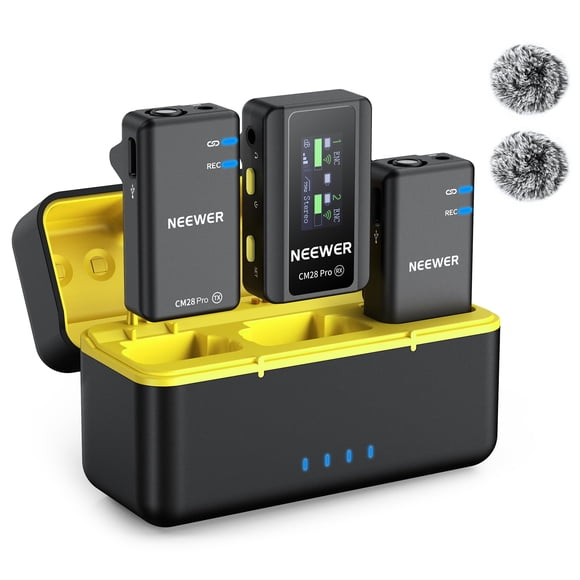 Sistema de micrófono inalámbrico de solapa NEEWER CM28 PRO