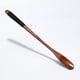 thumbnail image 4 of Cuchara de madera redonda con mango largo (línea negra de color de pintura antigua) Ehuebsd Libre de BPA, 4 of 9