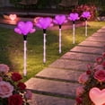thumbnail image 4 of Solar Powered Valentine's Day Heart Garden Stakes Outdoor Yard Patio Decoration 5-Pack, 4 of 6