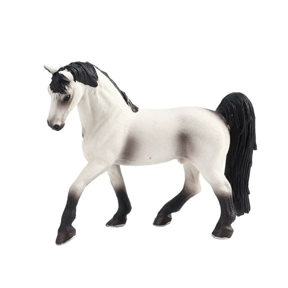 Simulated Wildlife Model Set Tennessee White Horse Plastic Simulation,Collectible Horse Toys for Girls And Boys, Children Kid Play Educational Toys Gift for Boys And Girls