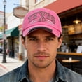 thumbnail image 2 of Unisex Vintage Distressed Embroidered Baseball Cap Washed Dad Hat Casual Outdoor Sun Hat, 2 of 4